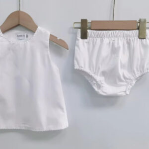Diaper Set with Picot Trim