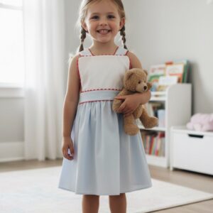 Woven Ligth Blue Dress