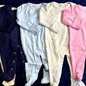 Baby Sleeper with Footies Set (Romper & Hat) 100% Cotton