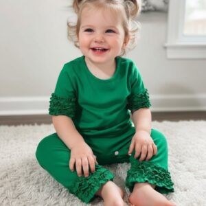 Girls Icing Ruffles Jumpsuit.