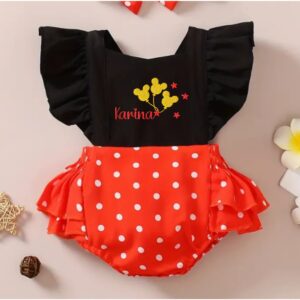 Baby Girl Casual Bubble Polka Dot
