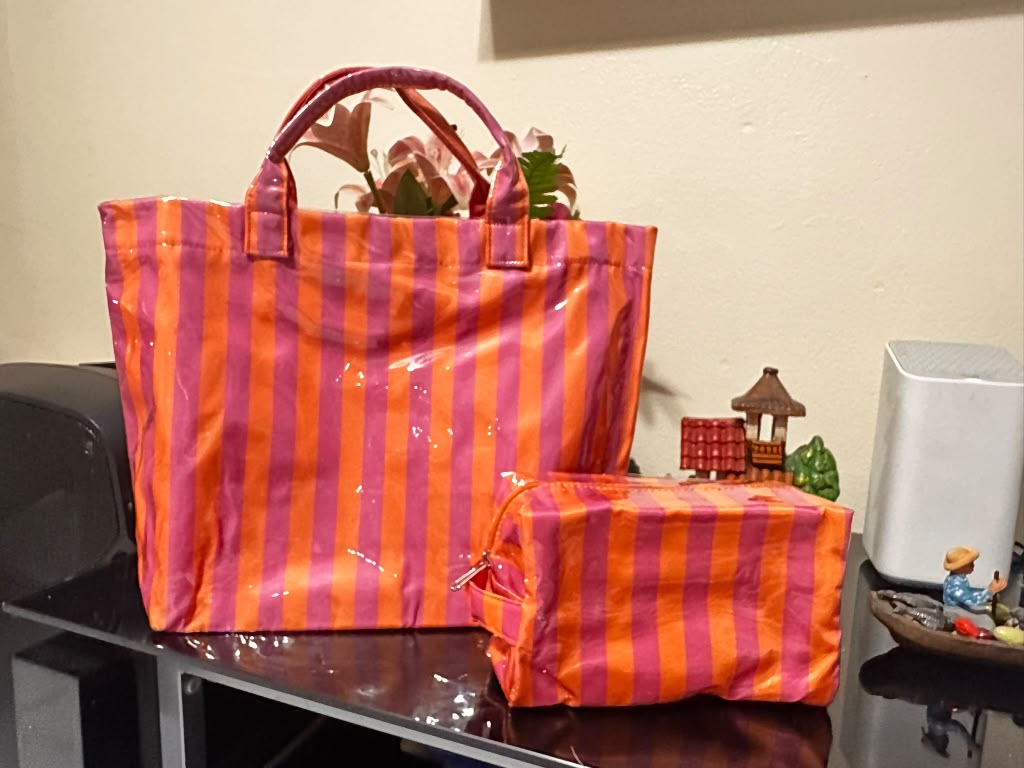 Tote Bag Stripe Waterproof - Image 2