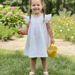 Pastel Swiss Dot Dress