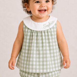 Plaid 2pcs Girl Set
