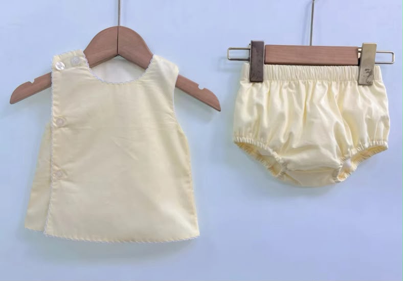 Diaper Set with Picot Trim - Image 2