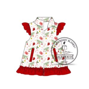 Pre-Order Quilted Red Print Coat