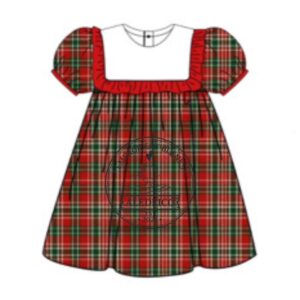 Pre-Order Red Plaid Dress