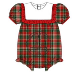 Pre-Order Red Plaid Girl Bubble